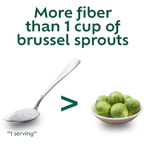 Benefiber Daily Prebiotic Fiber Supplement Powder for Digestive Health Unflavored 62 Servings (8.7 Ounces)