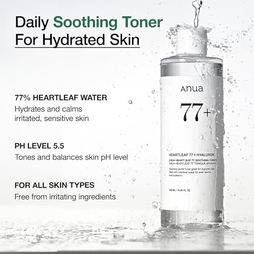 Heartleaf 77% Soothing Toner - 250ml for Sensitive Skin
