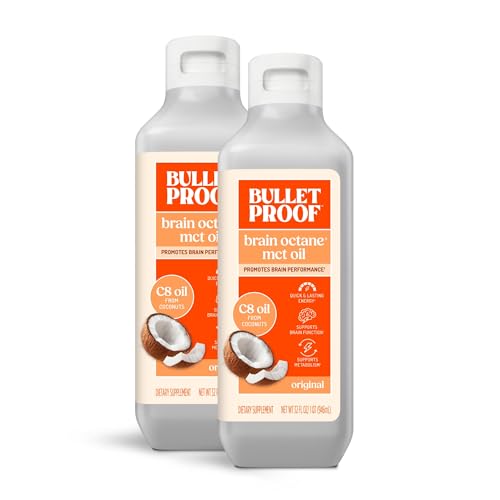 Bulletproof Brain Octane MCT Oil - 16 oz (Pack of 2)