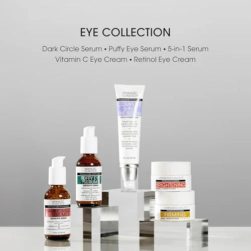 Advanced Clinicals 5-in-1 Multi-Correction Eye Serum: Target Dark Circles & Wrinkles