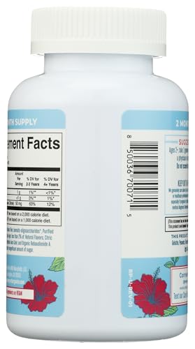 MaryRuth Organics Kids Magnesium Citrate Gummies - Sugar-Free, Vegan, 60 Count (2 Month Supply)