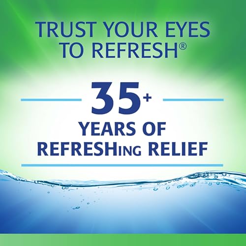 Refresh Plus Lubricant Eye Drops - Preservative-Free, 50 Single-Use Vials
