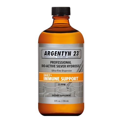 Allergy Research Group Argentyn 23 Bio-Active Silver Hydrosol Liquid, 8 fl oz (240ml)