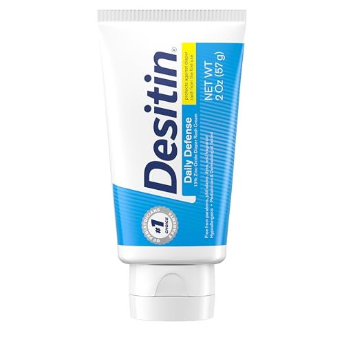 Desitin Daily Defense Baby Diaper Rash Cream 13% Zinc Oxide - Travel Size 2 oz - Dermatologist Recommended
