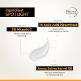 Deconstruct Niacinamide Brightening Face Cream - 5% Niacinamide + 1% Kojic Acid + Vitamin C & E - Dark Spot Corrector for Uneven Skin Tone - 50gm