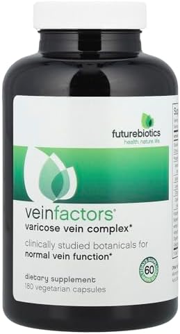 Futurebiotics, VeinFactors®, Varicose Vein Complex, 180 Vegetarian Capsules