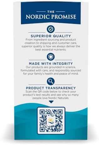Nordic Naturals Omega-3D Lemon - 60 Soft Gels (1000mg) - Advanced Omega-3 Formula