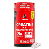 Six Star Elite Series Creatine X3 - 60 Tablets for Muscle Growth & Strength