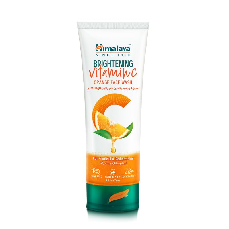 Himalaya Vitamin C Orange Face Wash - 100ml for Brightening & Radiant Skin