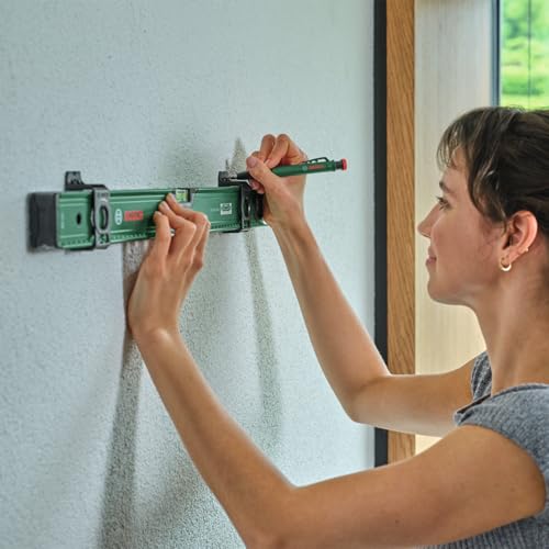 Bosch 60 cm Spirit Level with Fluorescent Bubble Vials and Soft Grip - Metric Scale
