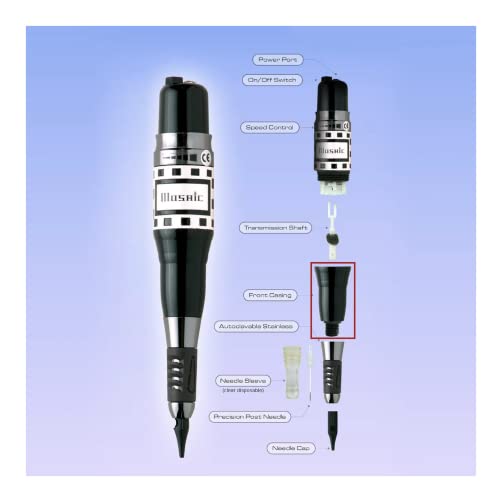 BioTouch Permanent Makeup MOSAIC MACHINE Front Casing Accessory - 10 Pack