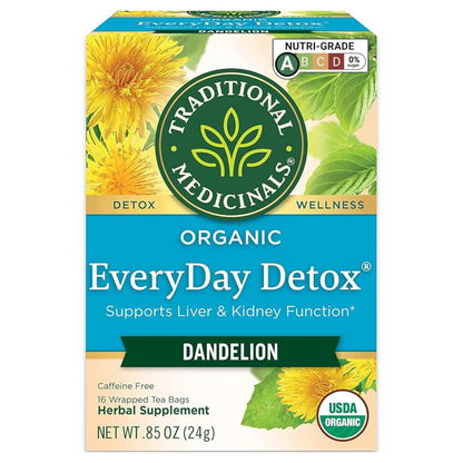 Traditional Medicinal Everyday Detox Dandelion, 16 Teabags