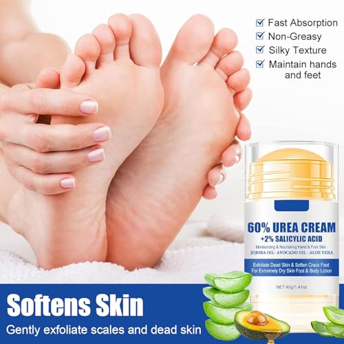 WINDALY® Intensive Hydrating Urea Foot & Hand Cream with 60% Urea & 2% Salicylic Acid