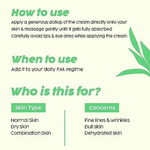 Plix The Plant Fix Anti-Aging Night Cream (50g) with 1.20% Retinol & Bakuchi Oil