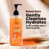 BIOCOS Brightening Body Wash Shower Gel - Hydrating Honey & Sweet Almond - 500ml (Pack of 2)