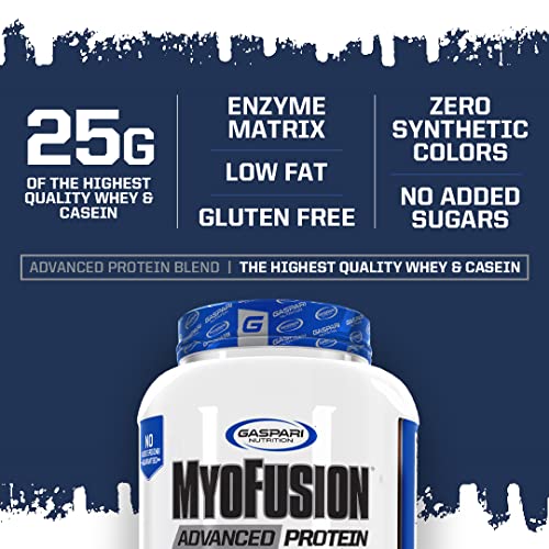 Gaspari Nutrition MyoFusion Advanced Protein Blend Vanilla Ice Cream 4 lbs - Multi-Phase Protein Matrix