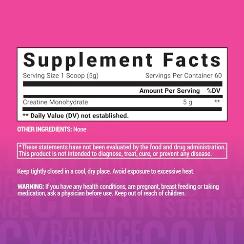 RSP Nutrition Creatine Monohydrate - Pure Muscle Strength & Recovery Support - 300g