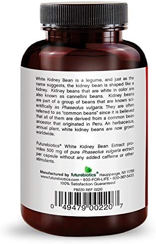 FutureBiotics White Kidney Bean Extract - 100 Capsules