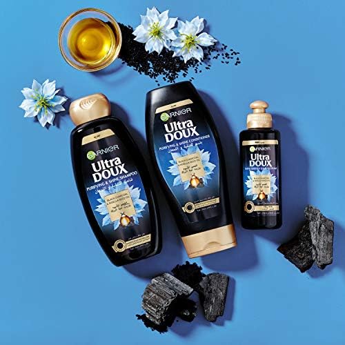 Garnier Ultra Doux Black Charcoal & Nigella Seed Oil Purifying Shampoo