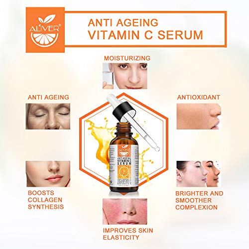 Vitamin C Serum with Hyaluronic Acid - Day & Night Anti-Aging Facial Serum