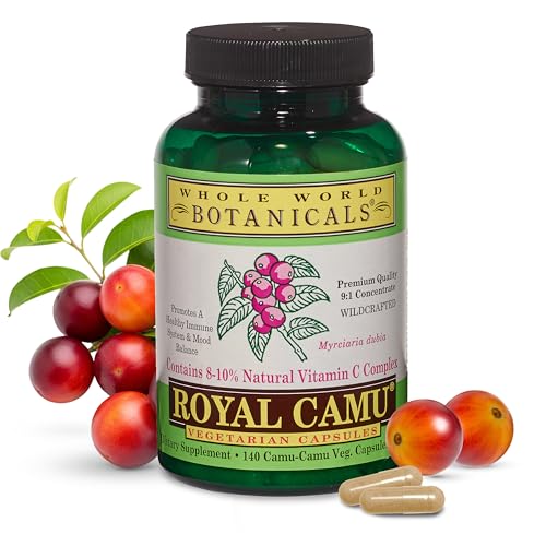 Whole World Botanicals Royal Camu 140 Count - Immune Support Superfruit Supplement