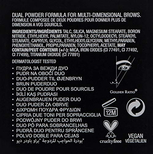 Anastasia Beverly Hills Duo Eyebrow Powder | Natural-Looking Brow Filling