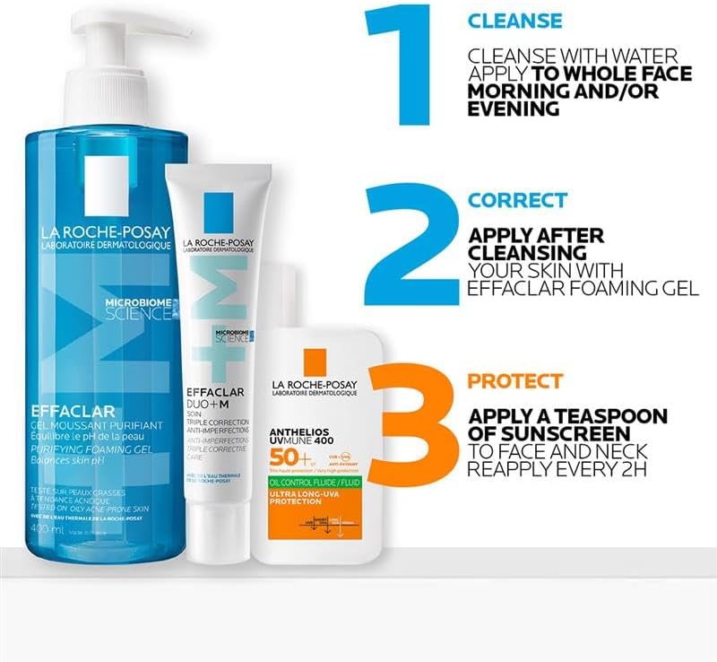 La Roche-Posay Effaclar Duo+M Acne Treatment Cream - 40ml for Oily & Acne Prone Skin