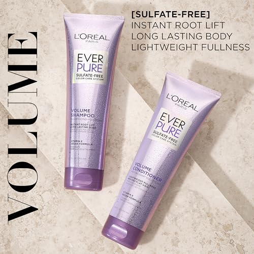 L'Oreal Paris EverPure Volume Sulfate Free Shampoo & Conditioner Set for Color-Treated Hair - 8.5 Fl Oz (Set of 2)