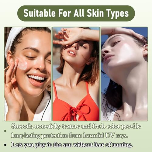 Matte Stick Sunscreen SPF 50+ Face & Body, Lightweight Non-Greasy Sunblock for All Skin