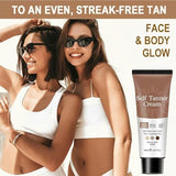 NALACAL Natural Self Tanner - Gradual Tanning Lotion (Travel Size)