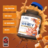 Applied Nutrition Critical Whey Protein Powder 2kg - High Protein, Muscle Building Supplement with BCAAs & Glutamine | Salted Caramel