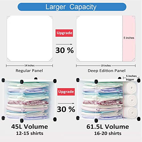 U HOOME 8-Cube Portable Modular Wardrobe & Storage Organizer