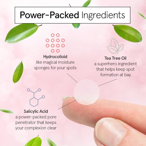 Grace & Stella Award-Winning Pore Strip - Hydrocolloid Acne Patches for Face, Invisible, 36 Count