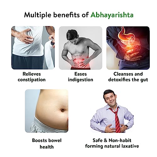 Kerala Ayurveda Abhayarishta - 450ml - Natural Bowel Wellness & Constipation Relief