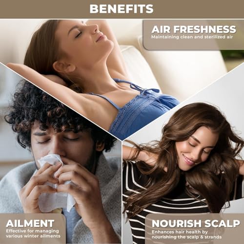 Pure Eucalyptus Essential Oil - Therapeutic Grade for Aromatherapy & Steam Inhalation | 100% Natural