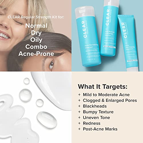 Paula's Choice CLEAR Acne Kit - 2% Salicylic Acid & 2.5% Benzoyl Peroxide for Acne & Pores | Redness Relief