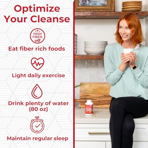 Health Plus The Original Colon Cleanse Caps 625mg 200 Capsules - Advanced Digestive Support