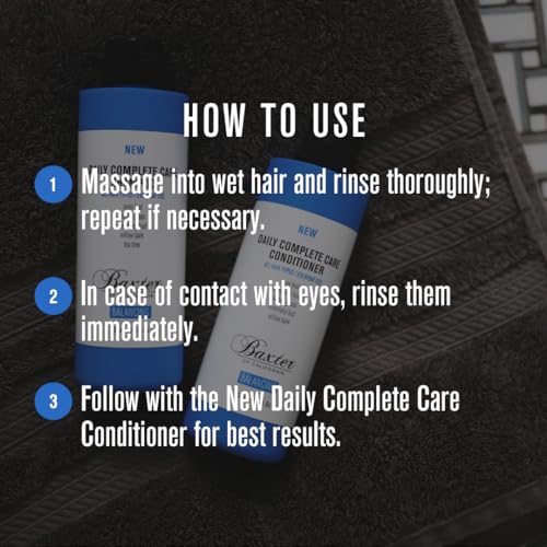 Baxter of California Daily Complete Care Shampoo - 16 Ounces, Frizz Control