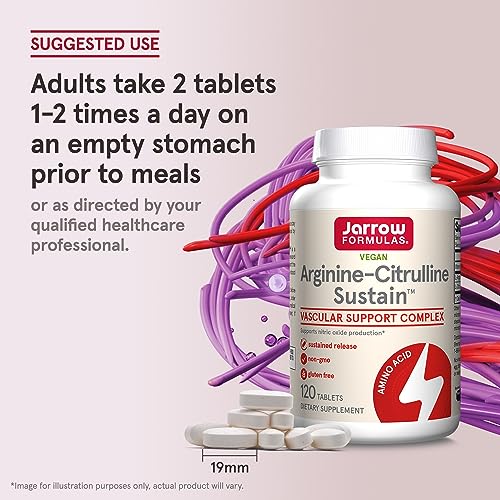 Jarrow Formulas Arginine-Citrulline Sustain - Enhanced Performance & Endurance
