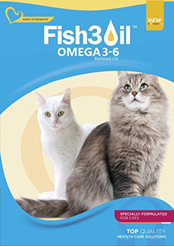 Fish 3Oil for Cats - Immunity & Shiny Coat Booster with Vitamins & Antioxidants