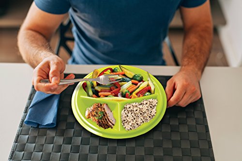 Rehabilitation Advantage Portion Control Plate with Divided Sections