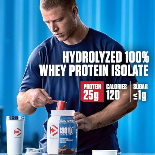 Dymatize Nutrition ISO 100 Whey Protein Powder - 5 lbs Gourmet Vanilla