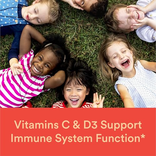 SmartyPants Kids Daily Zinc Gummies - Omega 3 Fish Oil Multivitamin for Immunity - Gluten Free