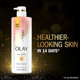 Olay Cleansing & Moisturizing Body Wash with Vitamin B3 & Hyaluronic Acid - 4 Pack (26 fl oz Each)