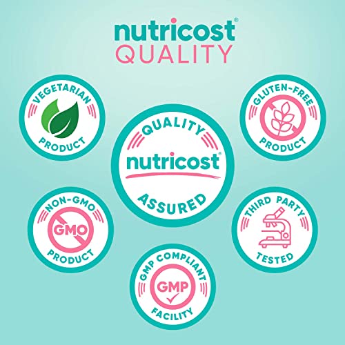 Nutricost Folic Acid for Women (Vitamin B9) 1200 mcg - with B12 and Biotin - 120 Capsules - Veggie Caps, Non-GMO & Gluten Free