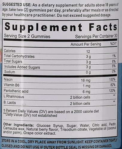 Sunshine Nutrition Good Gummies Probiotics - 60 Count