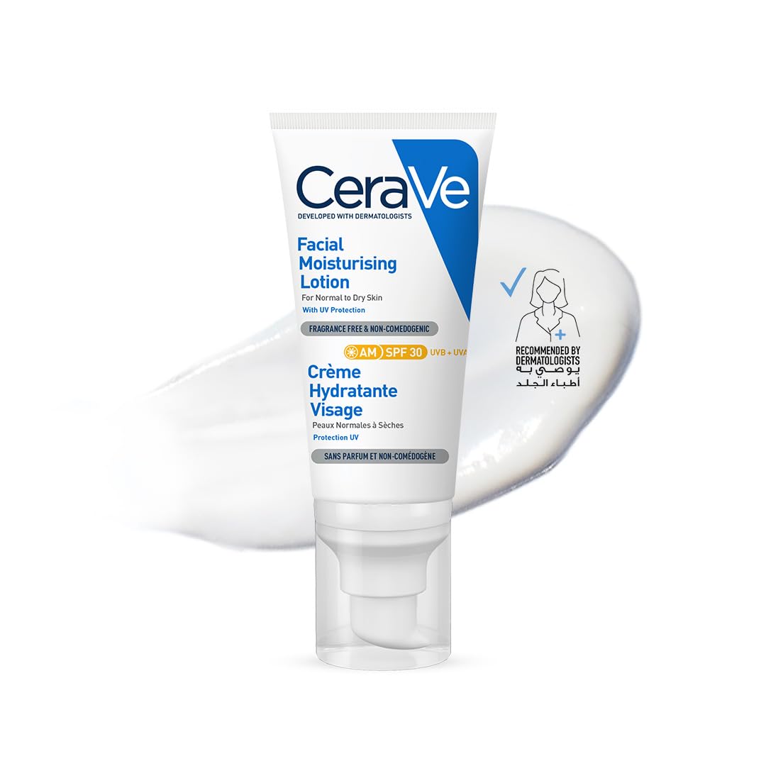 CeraVe AM Facial Moisturizing Lotion SPF30 with Hyaluronic Acid - 52ml