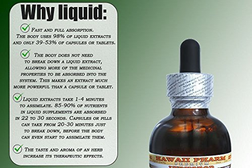 Hawaii Pharm Bai Zi Ren (Platycladus Orientalis) Seed Liquid Extract - Alcohol-Free Herbal Supplement, 2 oz