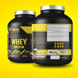 Body Builder 100% Whey Protein - 25g Protein, BCAAs, Glutamine - Chocolate Hazelnut - 4 LB