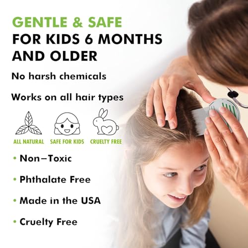 Head Hunters Lemon Heads Natural Head Lice Repellent Spray - Safe Lice Prevention for Kids